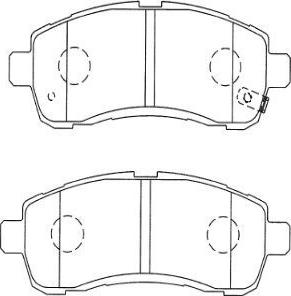 AISIN SN502P - Гальмівні колодки, дискові гальма autozip.com.ua