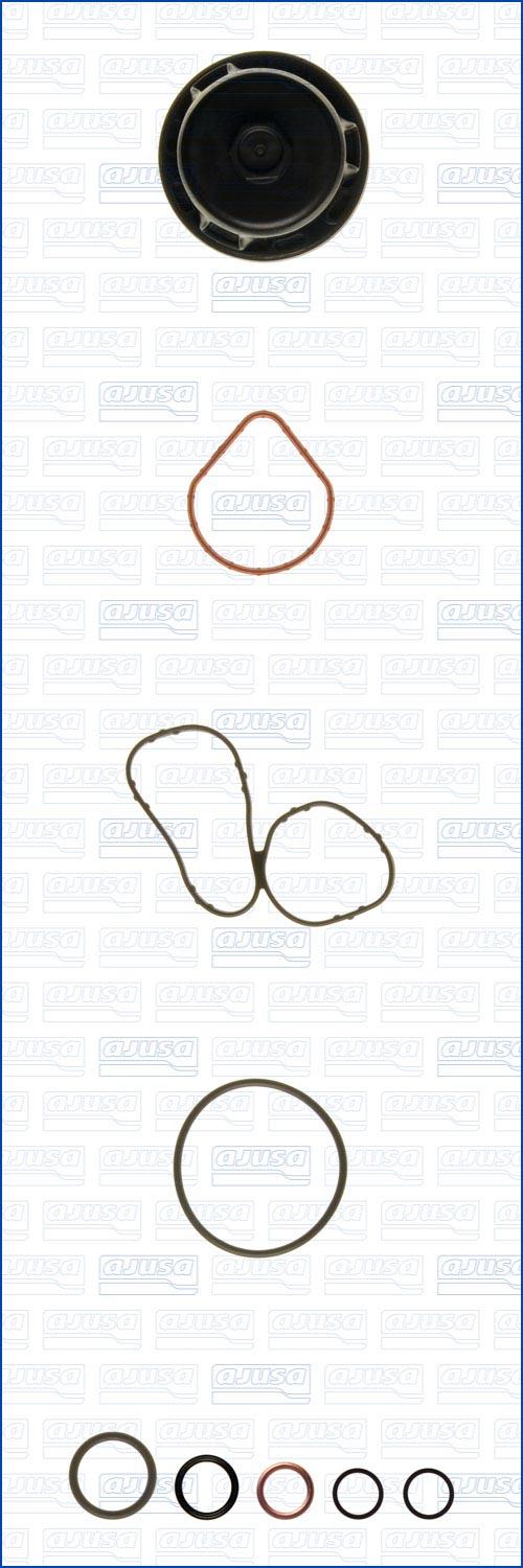 Ajusa 54301900 - Комплект прокладок, блок-картер двигуна autozip.com.ua