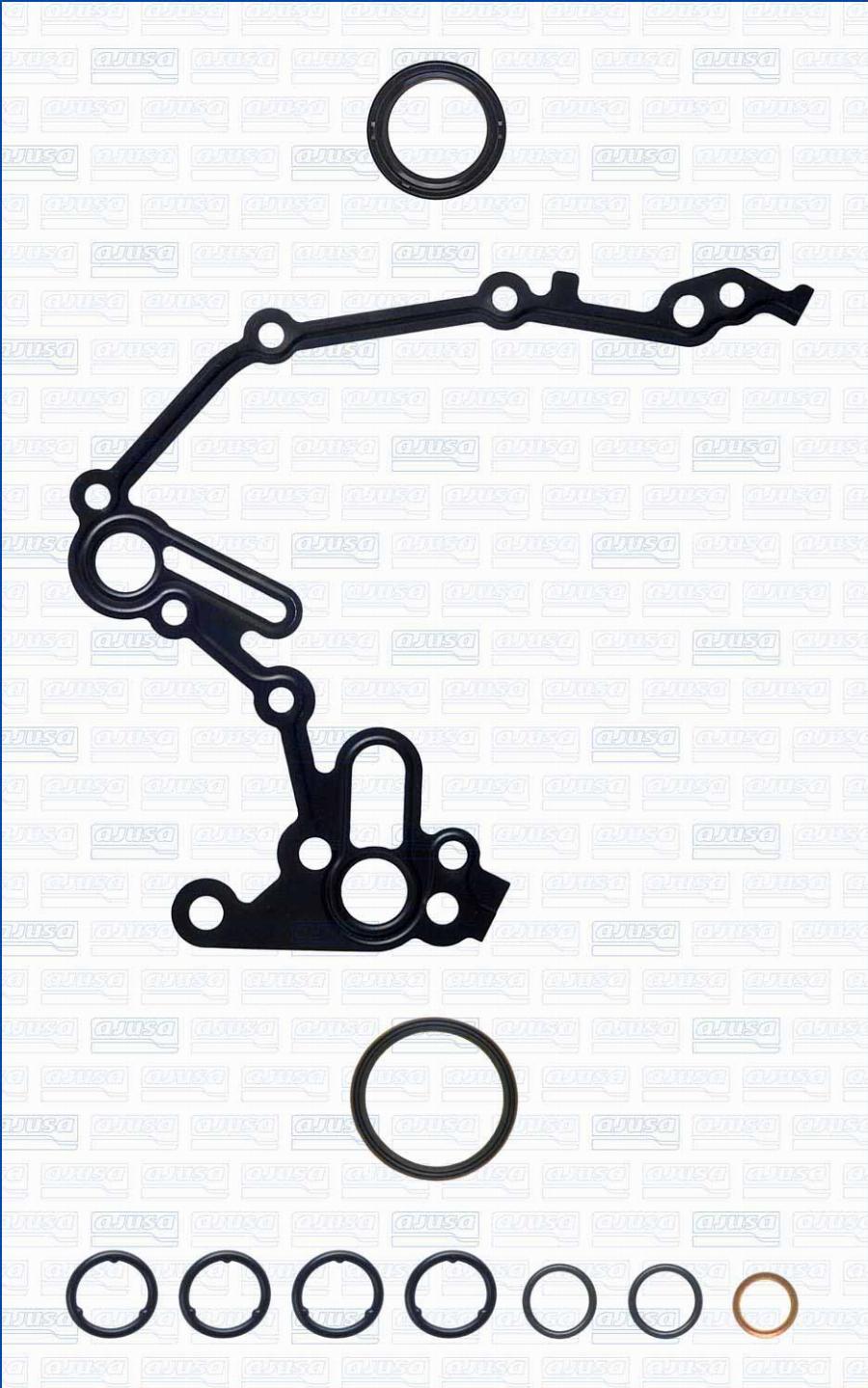 Ajusa 54294400 - Комплект прокладок, блок-картер двигуна autozip.com.ua