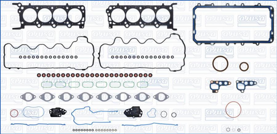 Ajusa 50491600 - Комплект прокладок, двигун autozip.com.ua