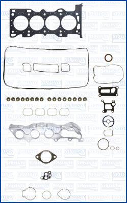 Ajusa 50363800 - Комплект прокладок, двигун autozip.com.ua