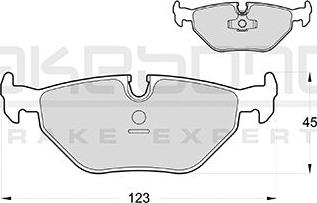 Akebono AN-4416KE - Гальмівні колодки, дискові гальма autozip.com.ua