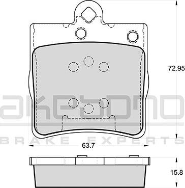 BOSCH 986TB2334 - Гальмівні колодки, дискові гальма autozip.com.ua