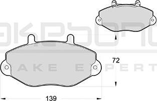 Akebono AN-4578WKE - Гальмівні колодки, дискові гальма autozip.com.ua