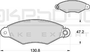 Akebono AN-4056K - Гальмівні колодки, дискові гальма autozip.com.ua