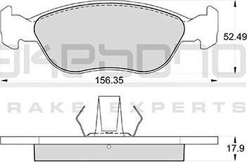 Akebono AN-4032WK - Гальмівні колодки, дискові гальма autozip.com.ua