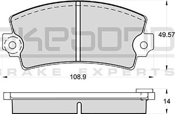 Remy RAP1270 - Гальмівні колодки, дискові гальма autozip.com.ua