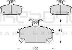 Akebono AN-4125WK - Гальмівні колодки, дискові гальма autozip.com.ua