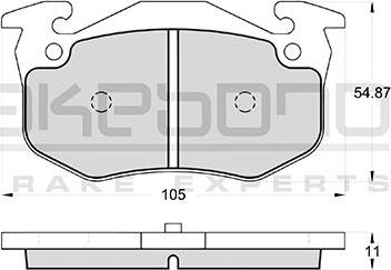 Akebono AN-4391K - Гальмівні колодки, дискові гальма autozip.com.ua