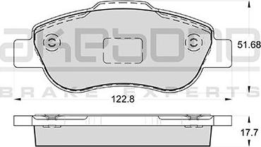 Akebono AN-4364KE - Гальмівні колодки, дискові гальма autozip.com.ua