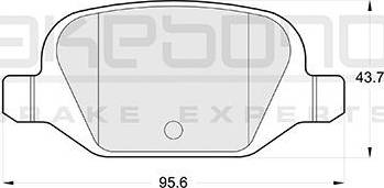 Akebono AN-4278K - Гальмівні колодки, дискові гальма autozip.com.ua