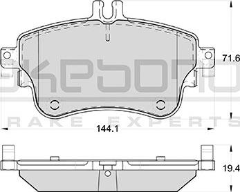 Akebono AN-4790WK - Гальмівні колодки, дискові гальма autozip.com.ua