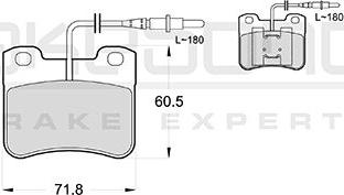 Akebono AN-4752WK - Гальмівні колодки, дискові гальма autozip.com.ua