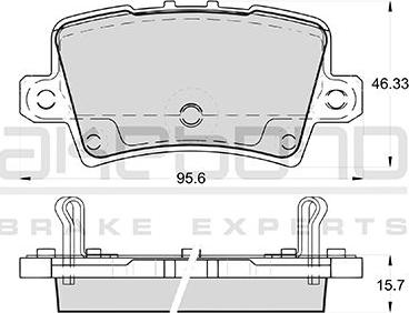 Akebono AN-8137WK - Гальмівні колодки, дискові гальма autozip.com.ua