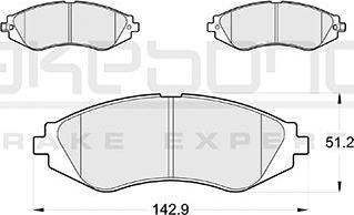 Akebono AN-8120K - Гальмівні колодки, дискові гальма autozip.com.ua