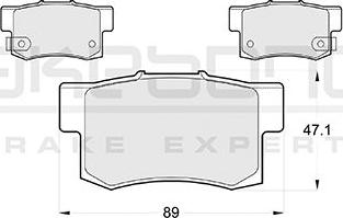 Akebono AN-8217WK - Гальмівні колодки, дискові гальма autozip.com.ua