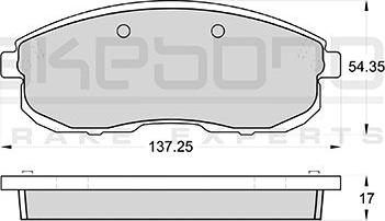 Aisin SS559-S - Гальмівні колодки, дискові гальма autozip.com.ua