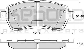 Akebono AN-753WKE - Гальмівні колодки, дискові гальма autozip.com.ua