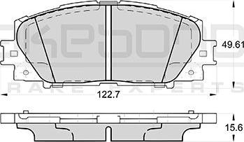 Metzger 12240 - Гальмівні колодки, дискові гальма autozip.com.ua