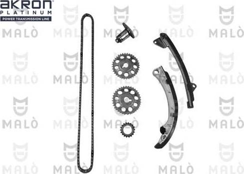 AKRON-MALÒ 909041 - Комплект ланцюга приводу распредвала autozip.com.ua