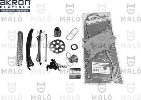 AKRON-MALÒ 909016AK - Комплект ланцюга приводу распредвала autozip.com.ua