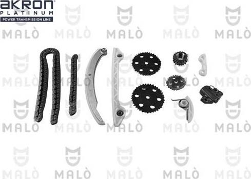AKRON-MALÒ 909076 - Комплект ланцюга приводу распредвала autozip.com.ua