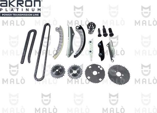 AKRON-MALÒ 909129 - Комплект ланцюга приводу распредвала autozip.com.ua