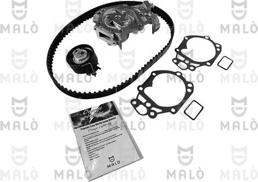 AKRON-MALÒ 1555066 - Водяний насос + комплект зубчатого ременя autozip.com.ua