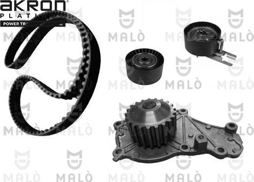 AKRON-MALÒ 1555004 - Водяний насос + комплект зубчатого ременя autozip.com.ua