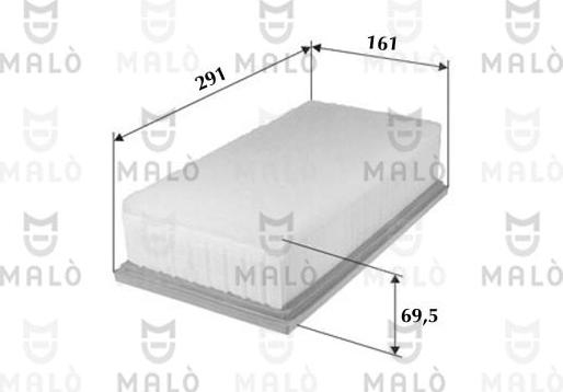 AKRON-MALÒ 1500567 - Повітряний фільтр autozip.com.ua