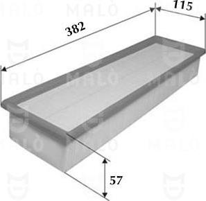 AKRON-MALÒ 1500505 - Повітряний фільтр autozip.com.ua