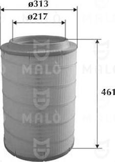 AKRON-MALÒ 1500500 - Повітряний фільтр autozip.com.ua