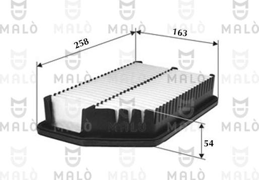 AKRON-MALÒ 1500578 - Повітряний фільтр autozip.com.ua