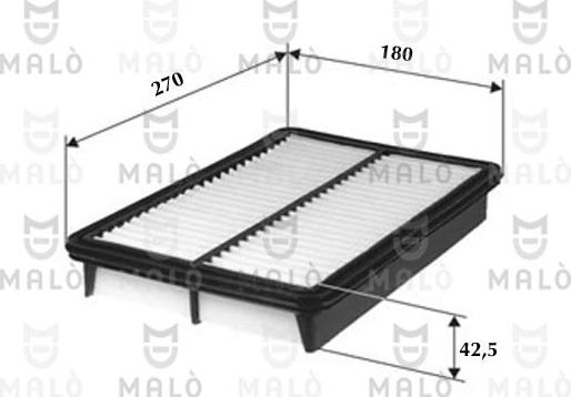 AKRON-MALÒ 1500573 - Повітряний фільтр autozip.com.ua