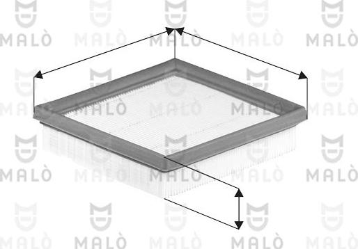 AKRON-MALÒ 1500693 - Повітряний фільтр autozip.com.ua