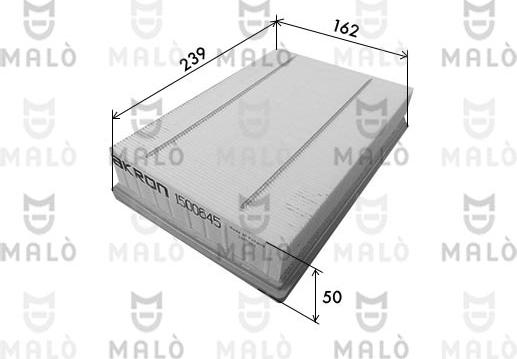AKRON-MALÒ 1500645 - Повітряний фільтр autozip.com.ua