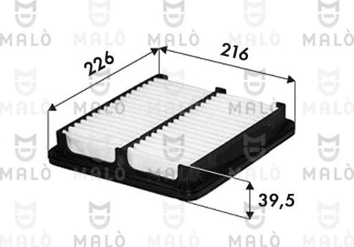 AKRON-MALÒ 1500641 - Повітряний фільтр autozip.com.ua