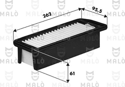 AKRON-MALÒ 1500648 - Повітряний фільтр autozip.com.ua