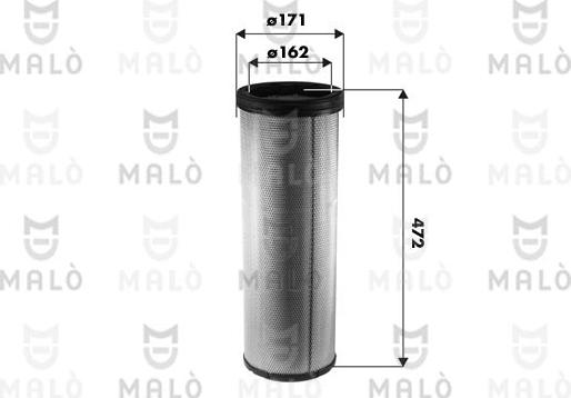 AKRON-MALÒ 1500667 - Фільтр додаткового повітря autozip.com.ua