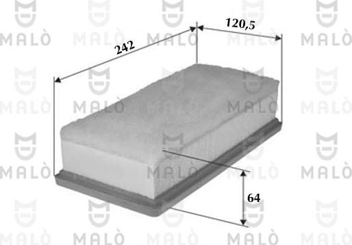 AKRON-MALÒ 1500600 - Повітряний фільтр autozip.com.ua