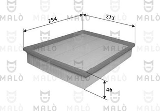 AKRON-MALÒ 1500611 - Повітряний фільтр autozip.com.ua