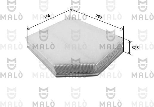 AKRON-MALÒ 1500630 - Повітряний фільтр autozip.com.ua