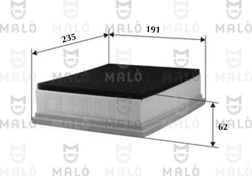 AKRON-MALÒ 1500059 - Повітряний фільтр autozip.com.ua