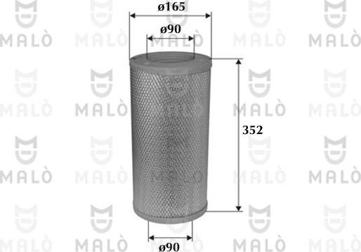 AKRON-MALÒ 1500013 - Повітряний фільтр autozip.com.ua