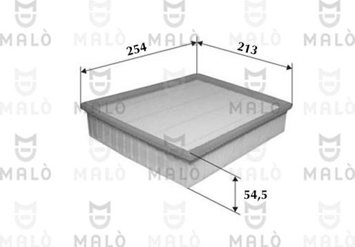 AKRON-MALÒ 1500078 - Повітряний фільтр autozip.com.ua