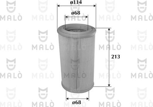 AKRON-MALÒ 1500165 - Повітряний фільтр autozip.com.ua