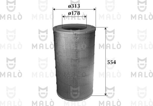AKRON-MALÒ 1500110 - Повітряний фільтр autozip.com.ua
