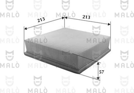 AKRON-MALÒ 1500344 - Повітряний фільтр autozip.com.ua