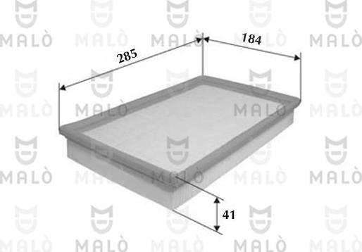AKRON-MALÒ 1500348 - Повітряний фільтр autozip.com.ua