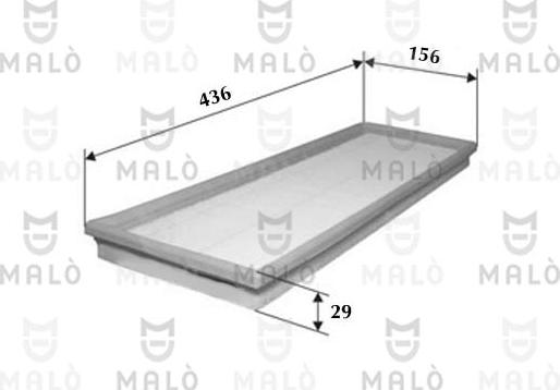 AKRON-MALÒ 1500347 - Повітряний фільтр autozip.com.ua